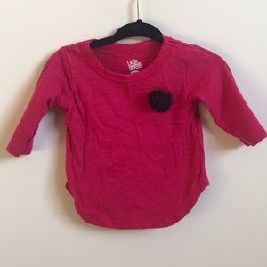 Pink long sleeve top